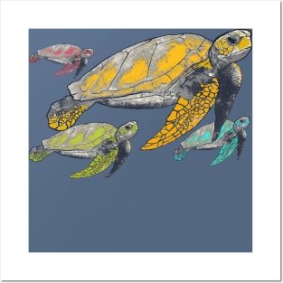 four tortugas Posters and Art